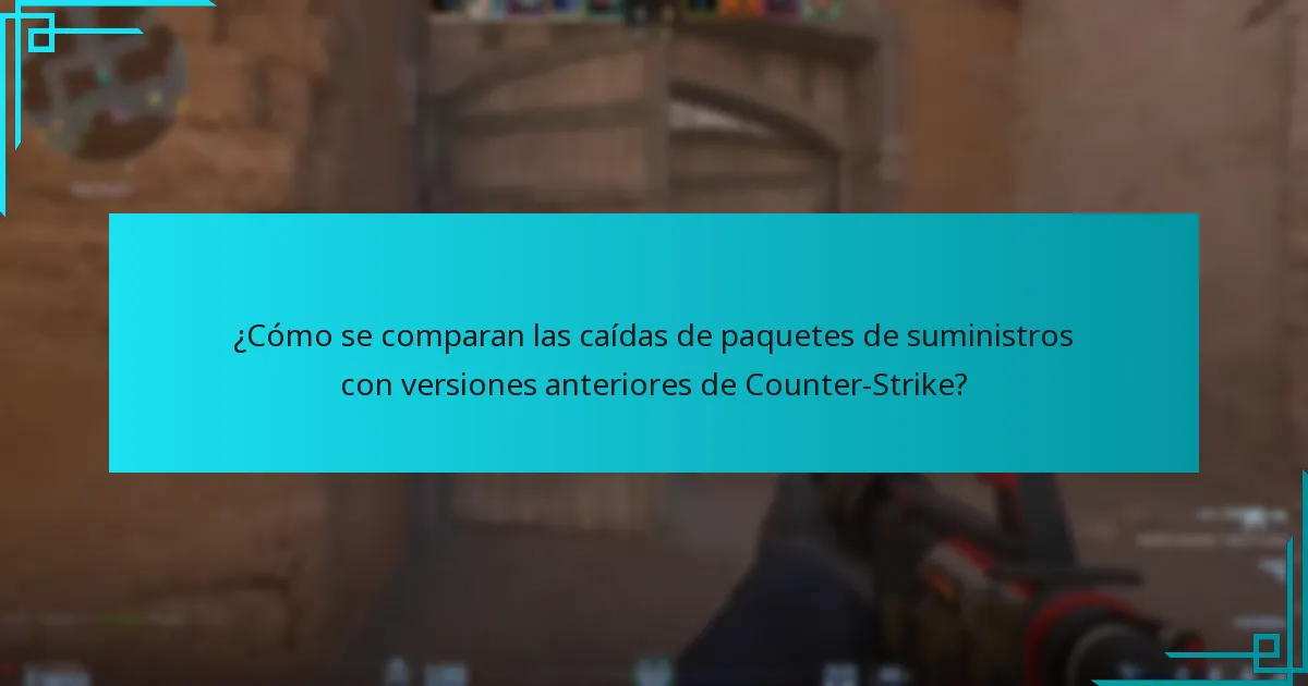 ¿Con qué frecuencia caen los paquetes de suministros en Counter-Strike 2?