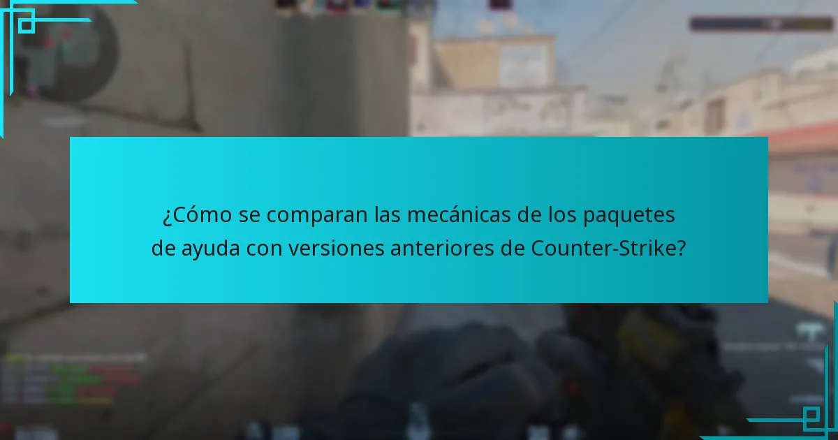 ¿Qué conocimientos estadísticos existen sobre el contenido de los paquetes de ayuda?