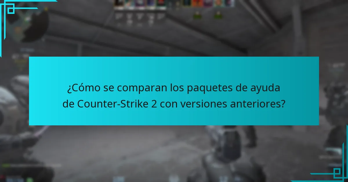 ¿Cuáles son las actualizaciones recientes en los contenidos de los paquetes de ayuda?