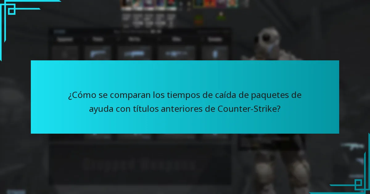 ¿Qué actualizaciones recientes han afectado la mecánica de los paquetes de ayuda?