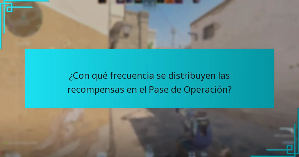 ¿Qué tipos de recompensas pueden ganar los jugadores del Pase de Operación?