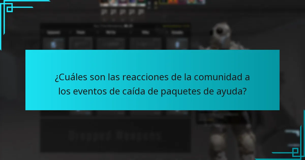 ¿Qué artículos se incluyen en los paquetes de ayuda?