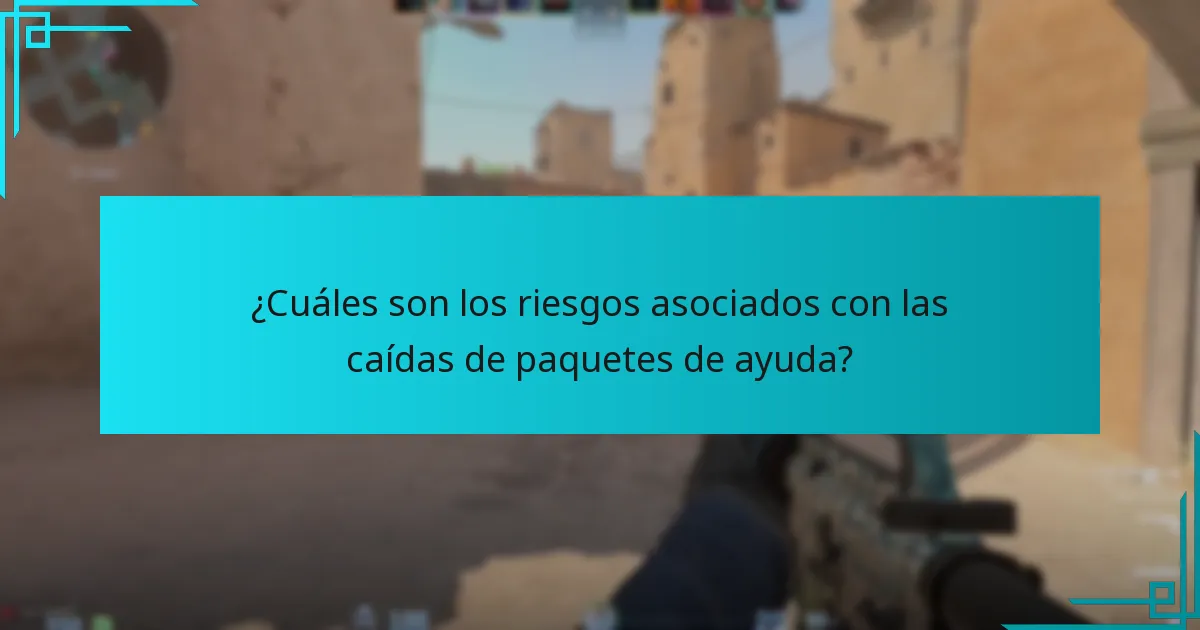 ¿Qué estrategias pueden usar los jugadores para maximizar las caídas de paquetes de ayuda?