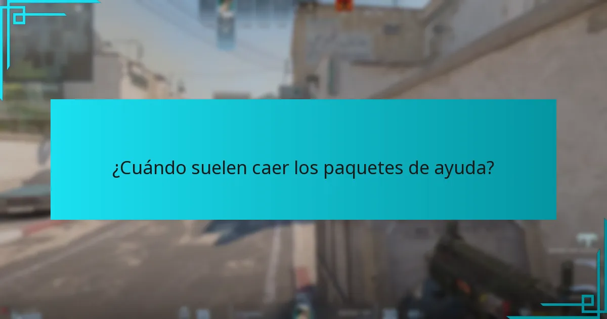 ¿Qué artículos es probable que aparezcan en futuros paquetes de ayuda?
