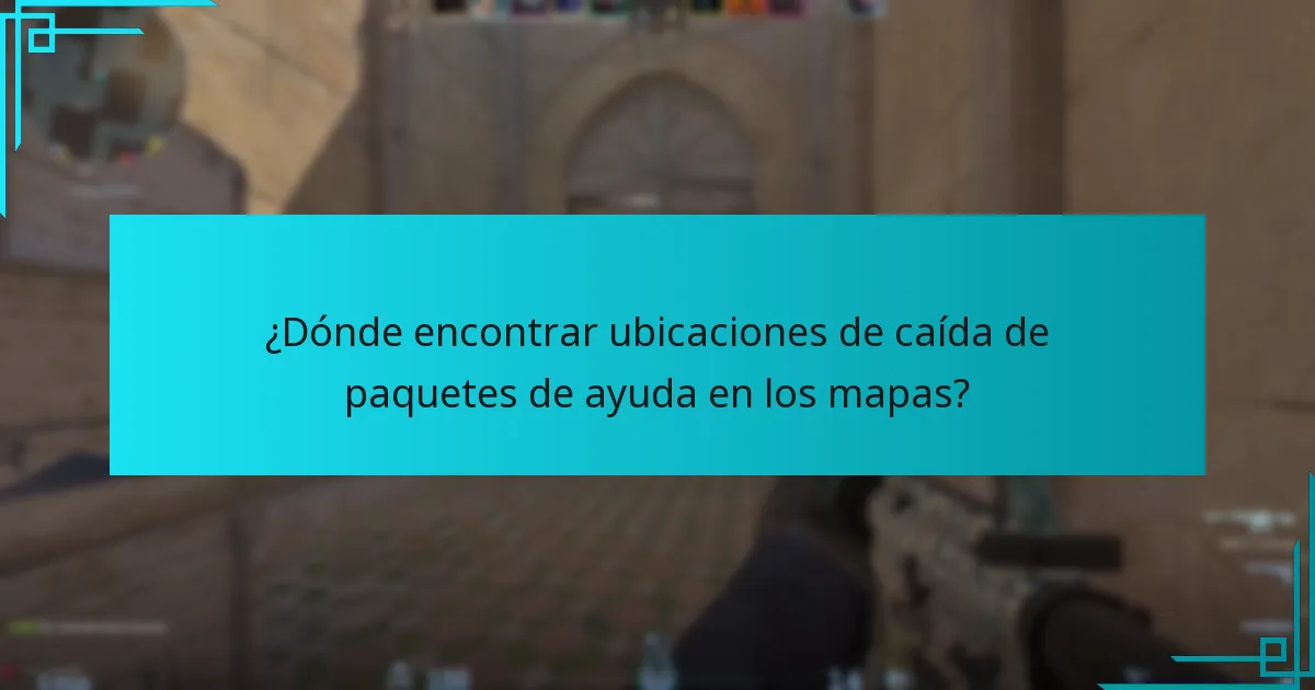 ¿Cuándo son más ventajosas las caídas de paquetes de ayuda?