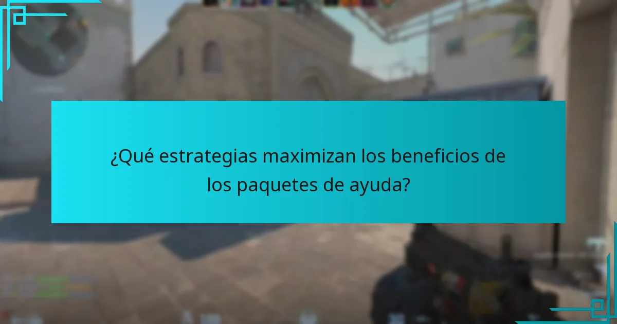 ¿Dónde encontrar ubicaciones de caída de paquetes de ayuda en los mapas?